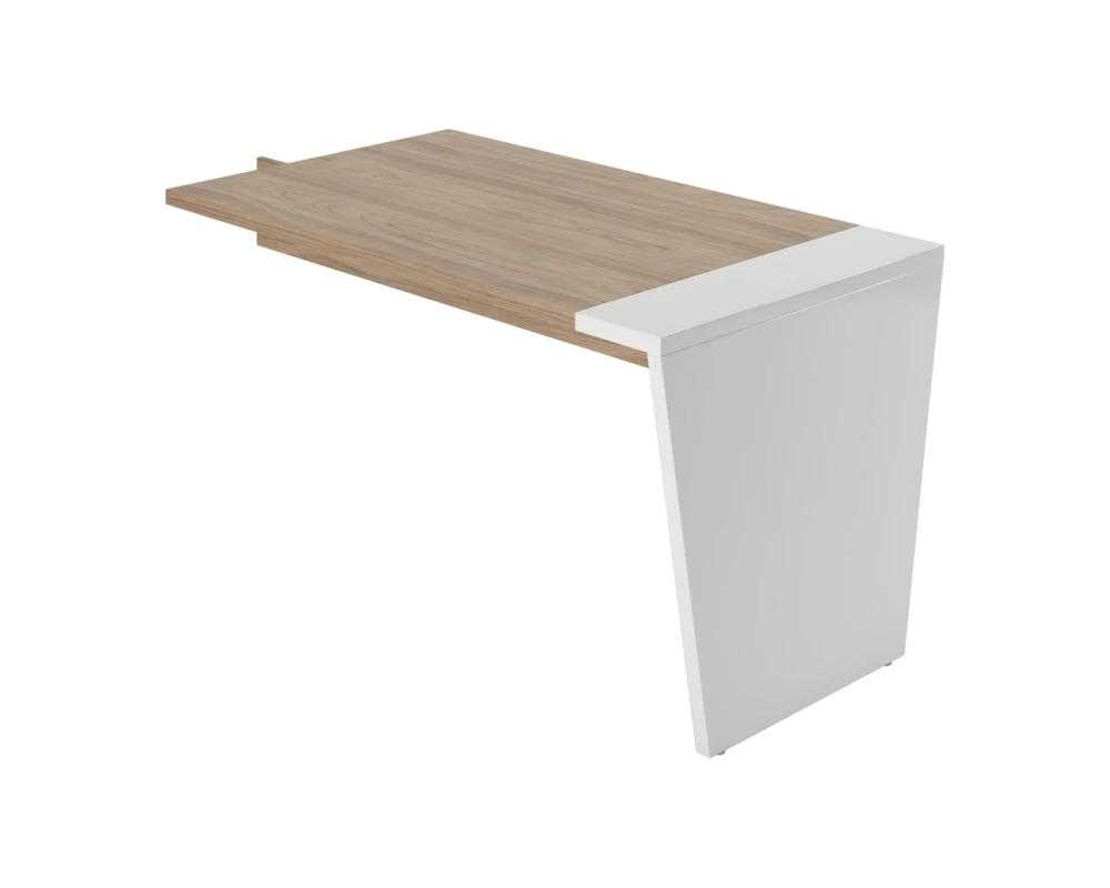 Брифинг-приставка Асти П / Asti P Вяз/Белый