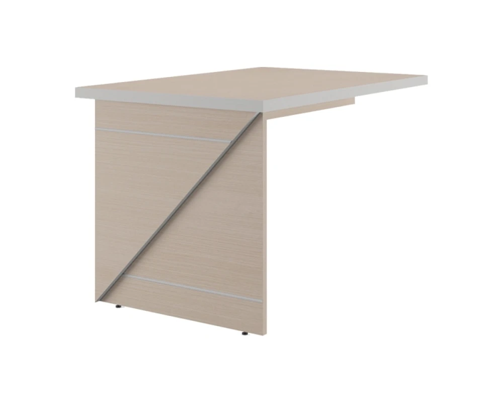 Брифинг приставка Зум / Zoom Дуб Шамони светлый