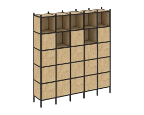 Прямой стеллаж L-10 2110x446x2280 Лофт / Loft images