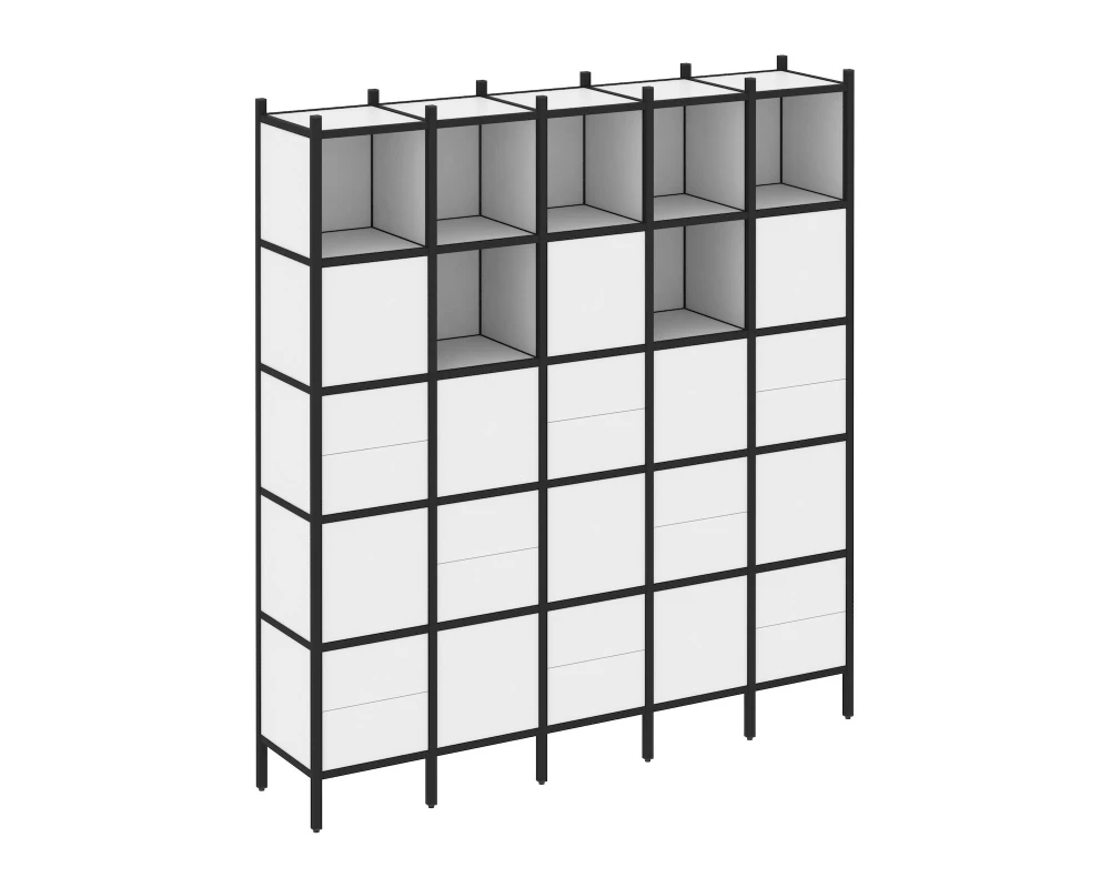 Прямой стеллаж L-10 2110x446x2280 Лофт / Loft