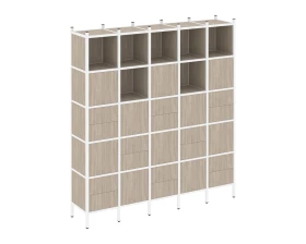 Прямой стеллаж L-10 2110x446x2280 Лофт / Loft images