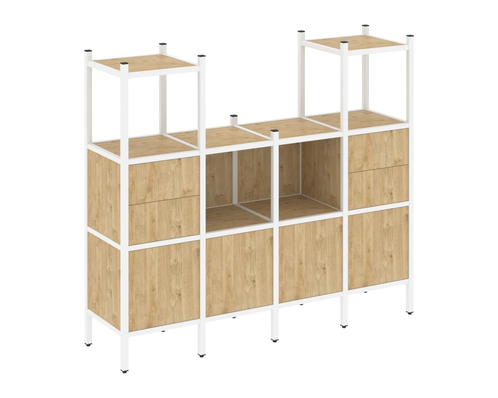 Прямой стеллаж L-14 1694x446x1458 Лофт / Loft