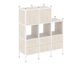 Прямой стеллаж L-15 1278x446x1458 Лофт / Loft images