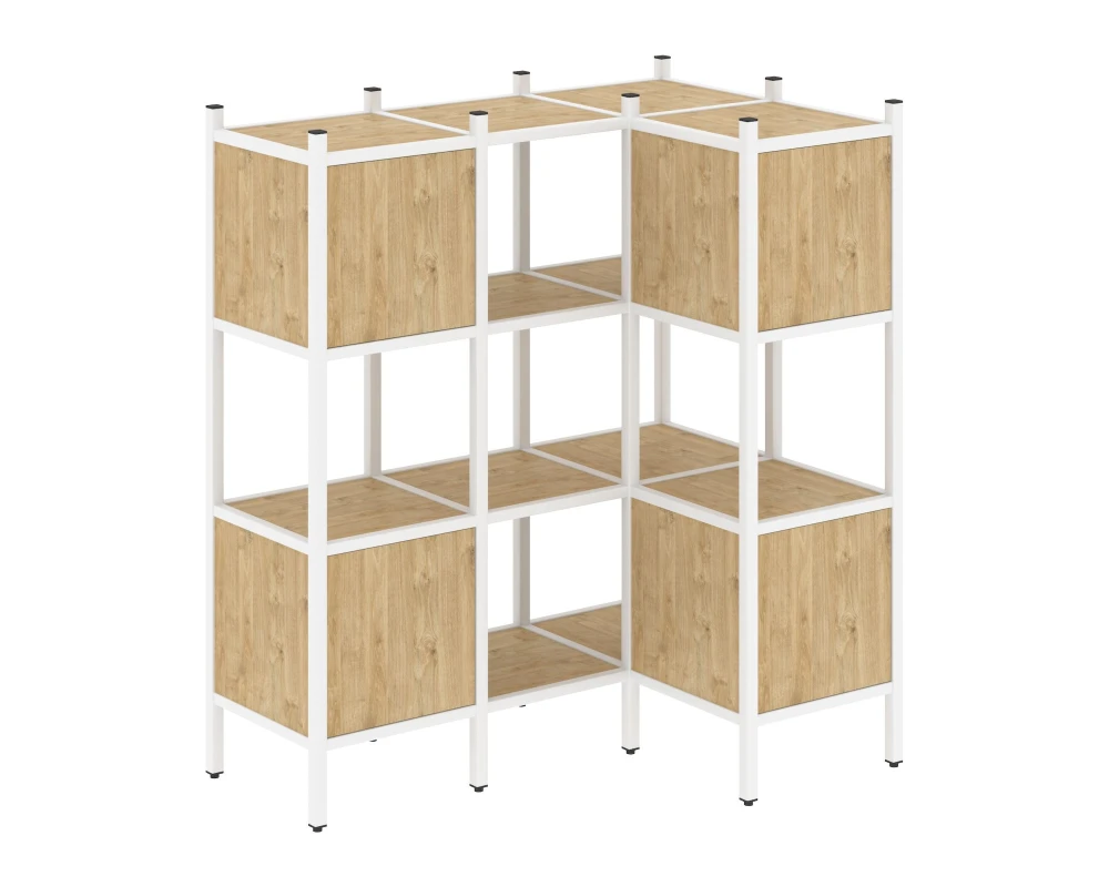 Угловой внутренний стеллаж L-29 1278x862x1458 Лофт / Loft