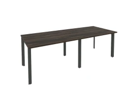 Стол переговорный (2 столешницы) на П-образном м/к 2360x980x750 Оникс / Onix images