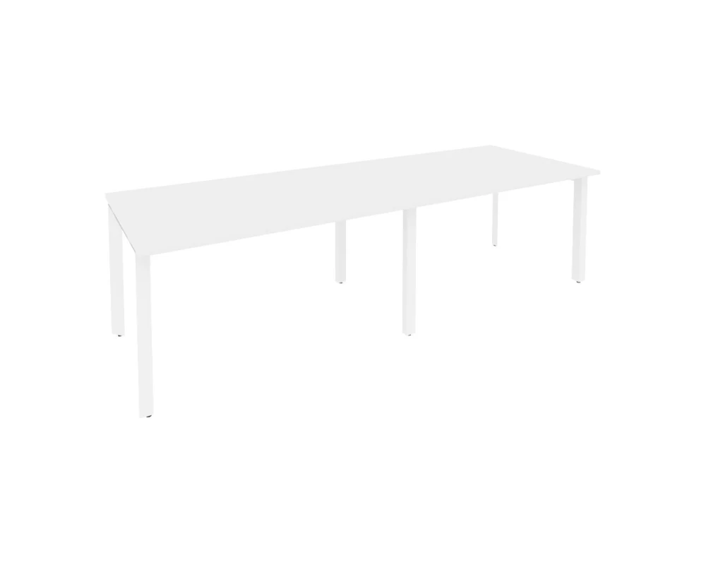 Стол переговорный (2 столешницы) на П-образном м/к 2760x980x750 Оникс / Onix