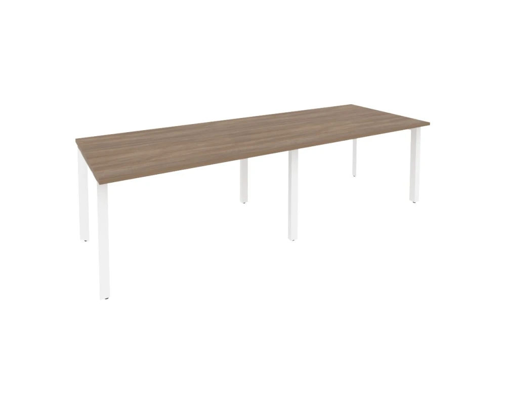 Стол переговорный (2 столешницы) на П-образном м/к 2760x980x750 Оникс / Onix