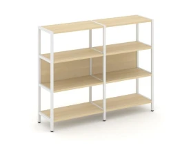 Двухсекционный стеллаж трехярусный Шелф Систем / Shelf System images