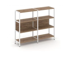 Двухсекционный стеллаж трехярусный Шелф Систем / Shelf System images