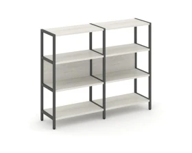 Двухсекционный стеллаж трехярусный Шелф Систем / Shelf System images