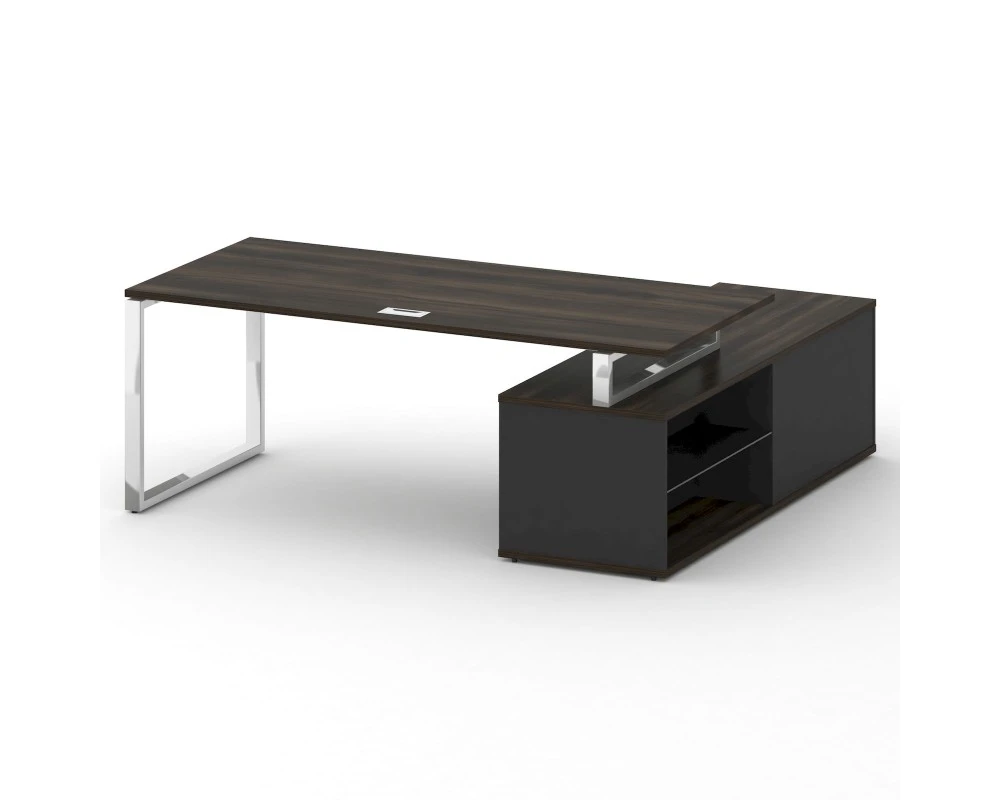 Стол для руководителя с опорной греденцией , левый 200 Шифт / Shift