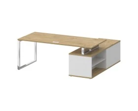 Стол для руководителя с опорной греденцией , левый 200 Шифт / Shift images
