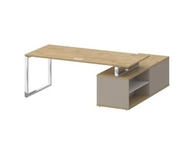 Стол для руководителя с опорной греденцией , левый 200 Шифт / Shift images