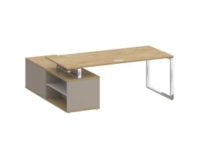 Стол для руководителя с опорной греденцией, правый 200 Шифт / Shift images