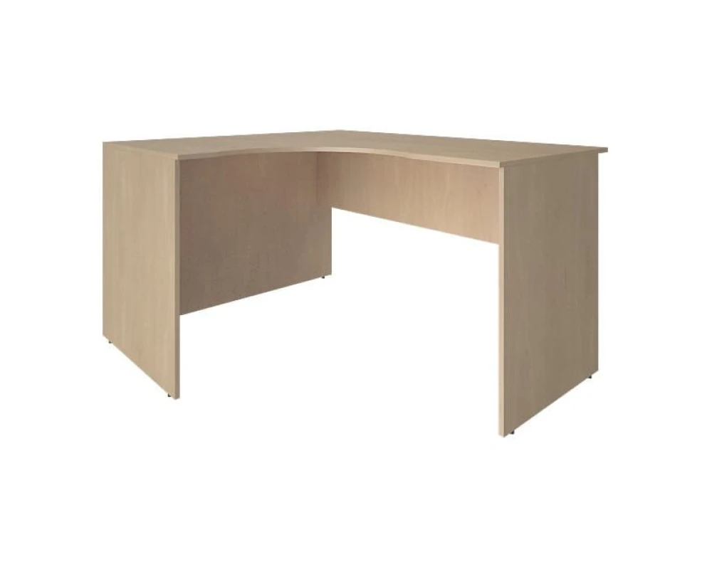 Стол офисный угловой криволинейный левый 1400x1200x750 Нова С / Nova S