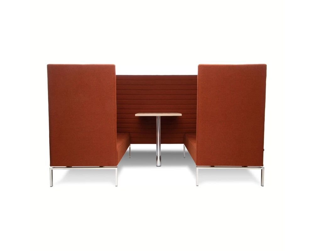 Кресло с акустической перегородкой и столиком Shelby