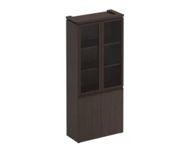 Шкаф для документов со стеклянными дверями МК 343 ДА Mark images