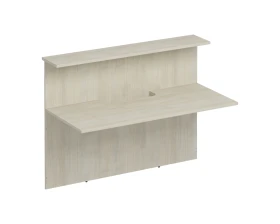 Модуль ресепшн прямой с вырезом без опор 160x76,8x120 Комфорт images