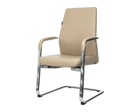 Кресло Бюрократ ДЖОНС-ЛОУ-В / JONS-LOW-V Натуральная кожа, Бежевый images