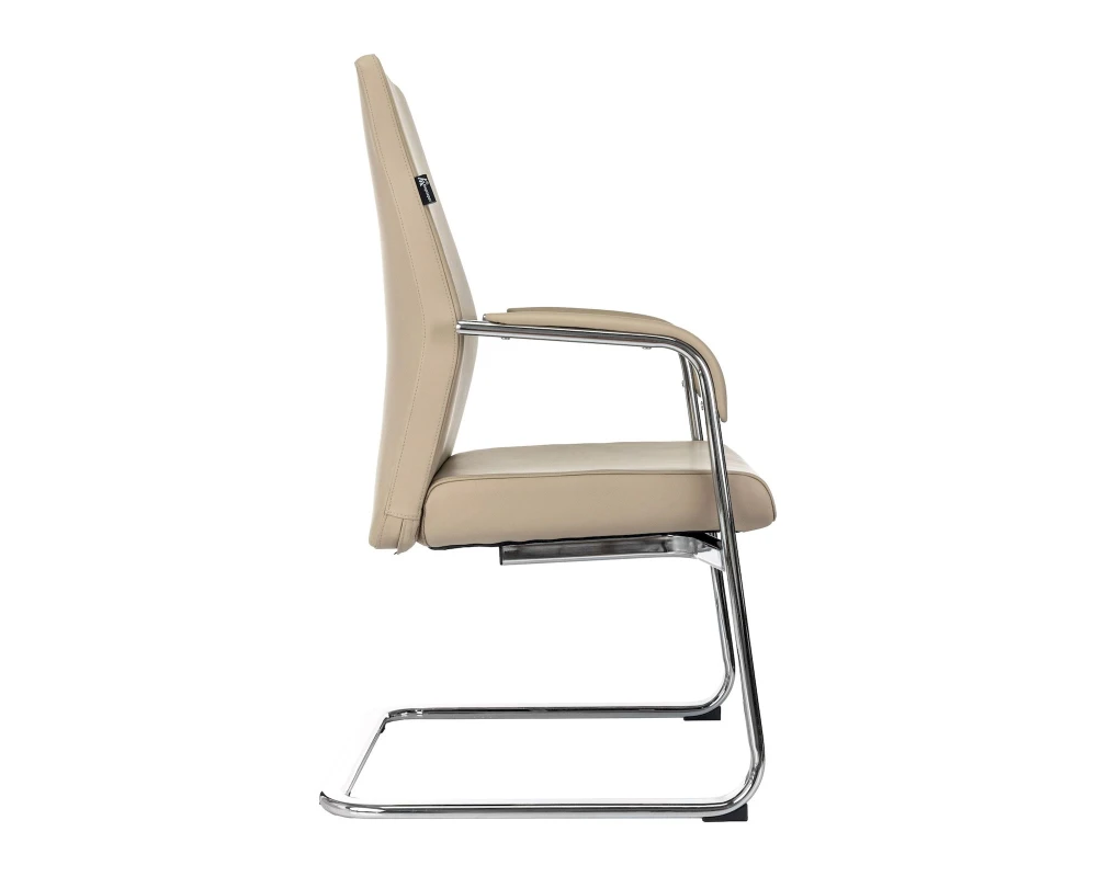 Кресло Бюрократ ДЖОНС-ЛОУ-В / JONS-LOW-V Натуральная кожа, Бежевый