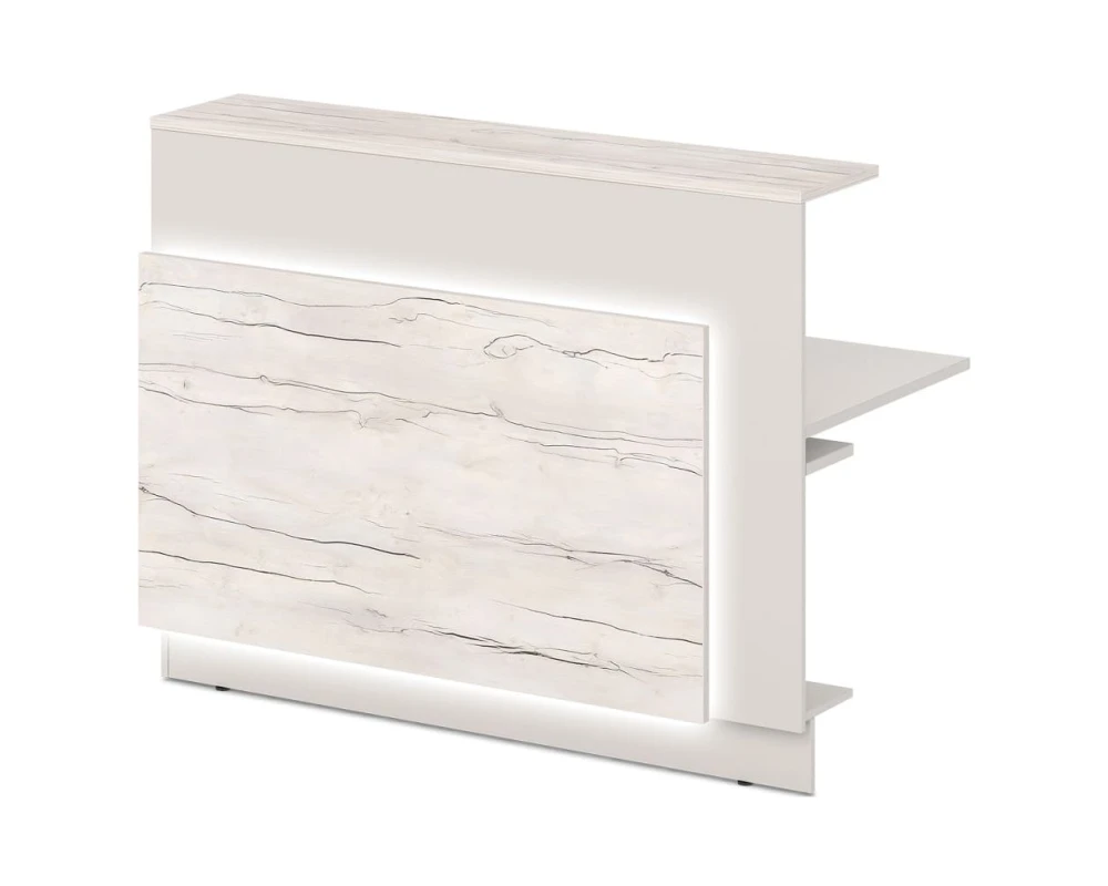 Дополнительная секция для прямой ресепшн с RGB подсветкой T-871 Лавана / Lavana