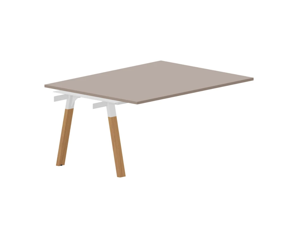 Стол приставной центральный 160х120,6х75 Артвуд Митин / Artwood Meeting Тортора/Бук